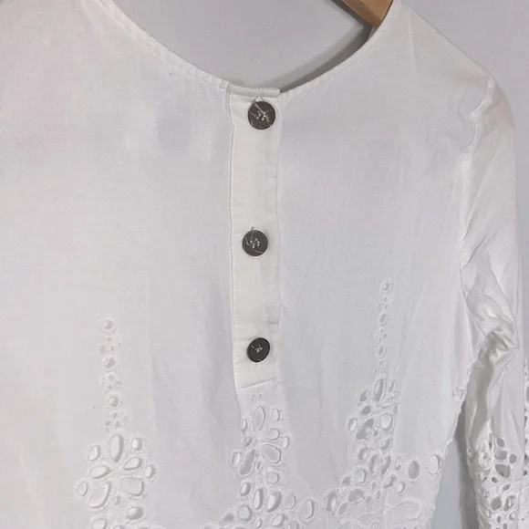 Dolce Vita White Eyelet Dress size XS - Picture 9 of 12